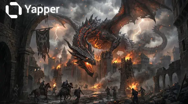 Dragon and Burning Kingdom