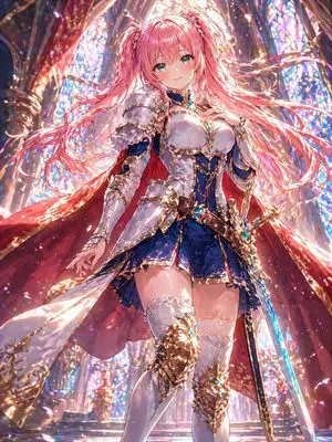 Pink-Haired Cathedral Knight