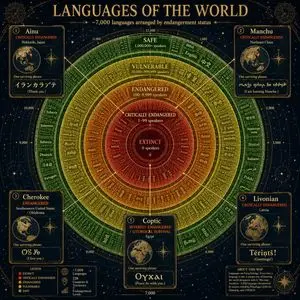 Circular Language Infographic