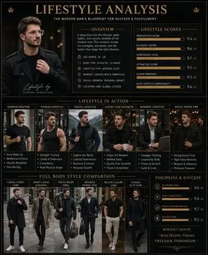 Luxury Lifestyle Analysis Poster