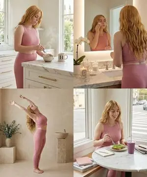 Luxury Wellness Lifestyle Vignettes (Four Scenes)