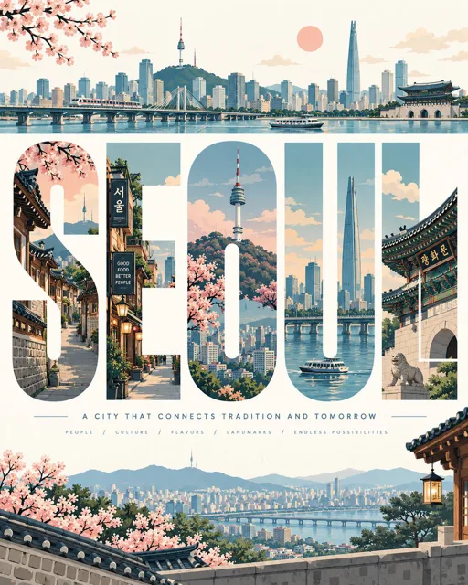 Infographic / Edu Visual - Custom Landmark Travel Poster Template
