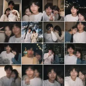 Fake Couple Photo Dump Collage