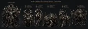 Gothic Five-Beast Combining Mecha Sheet
