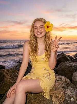 Tropical Beach Sunset Fashion