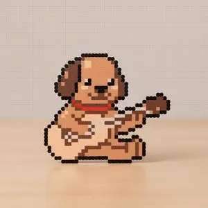 Pixel Art to Perler Bead Photo
