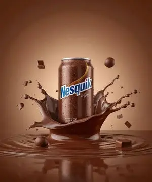 Macro Product Photography: Chilled Chocolate Drink Can