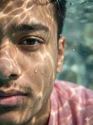 Surreal Underwater Macro Portrait