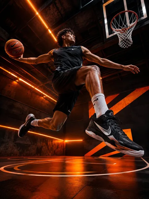 Futuristic Sports Campaign Perspective