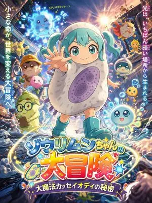 Anime Movie Poster for a Paramecium Character