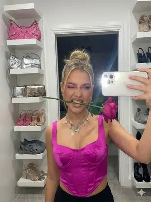 Influencer-Style Selfie Portrait with Rose (Reference Image Required)