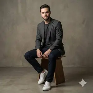 Photorealistic Studio Portrait with Identity Preservation
