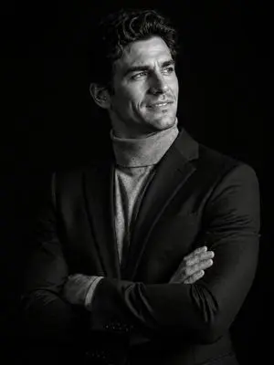Cinematic Black and White Studio Portrait