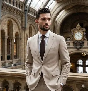 Editorial Portrait with Architectural Framing