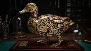 Steampunk Miniature Clockwork Machine
