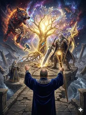 Fantasy World Creation Image Prompt (Nano Banana Pro)