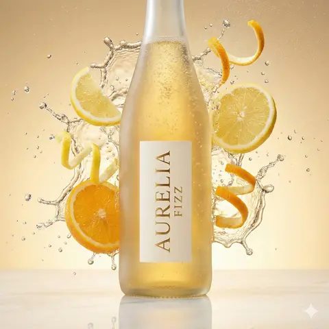 Aurelia Fizz High Speed Commercial Beverage Photography Dynamic High Velocity Liquid Splash