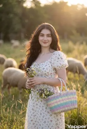 Cottagecore Pastoral Portrait Prompt