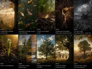 Cinematic Seed Life Storyboard
