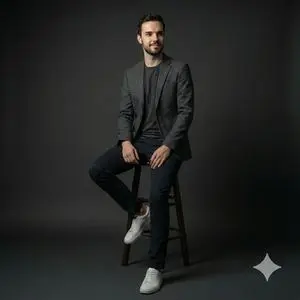 Photorealistic Studio Portrait Prompt for Male Model