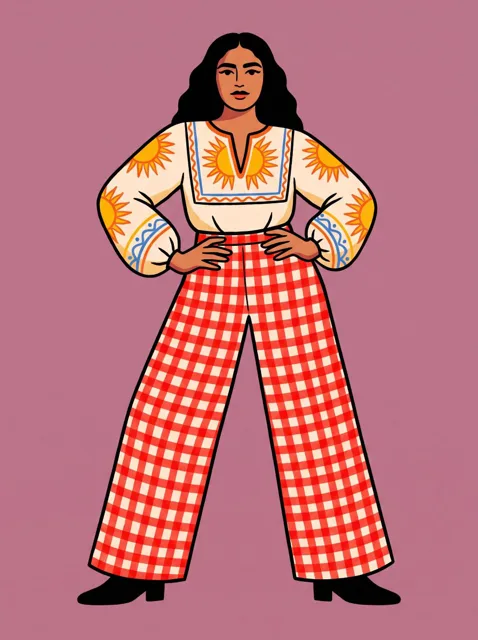 2d Graphic Fashion Illustration