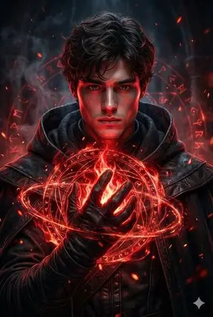 Hyperrealistic Dark Sorcerer Portrait