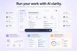 SaaS AI Dashboard Landing Page