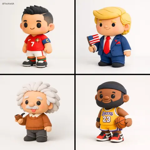 stylized miniature model of [CHARACTERS] shaped entirely from soft