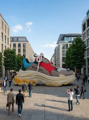Giant Product Art Installation Prompt for Nano Banana Pro