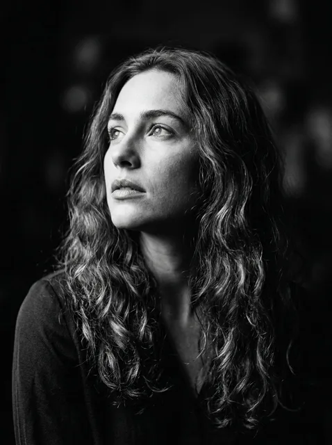 Black and White Chiaroscuro Portrait