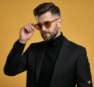 Confident Man Studio Portrait