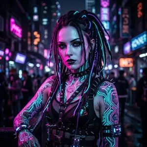 Cyberpunk Portraiture JSON Prompt