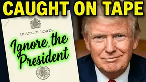 Political YouTube Thumbnail (Trump and Document)