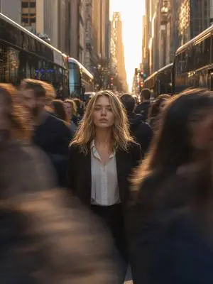 Golden Hour Motion Blur Portrait