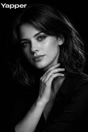High-Contrast Black-and-White Cinematic Portrait