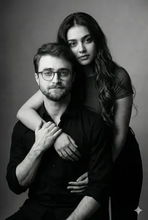 Monochrome Fine Art Couple Portrait