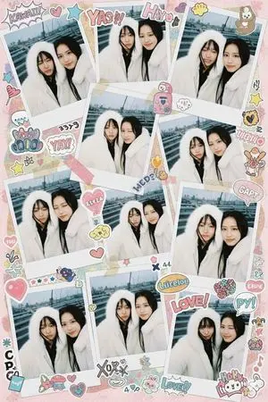 Kawaii Stylebook Collage with Polaroid Effect