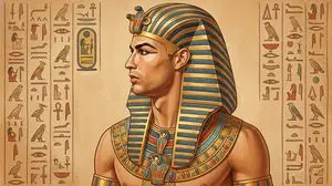 Ancient Egyptian Profile Portrait
