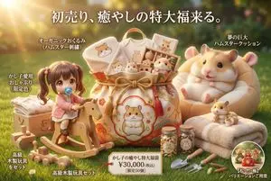 Luxury Fukubukuro (Lucky Bag) Advertisement Key Visual Prompt