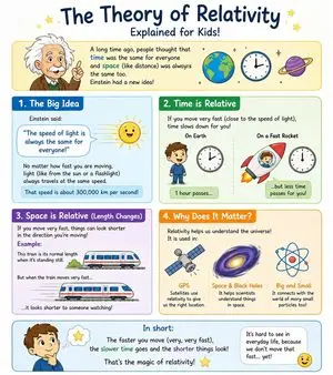 Kids Relativity Infographic Poster