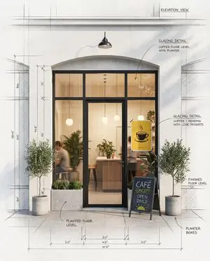 Architectural Concept Rendering: Sketch to Photorealism