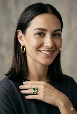 Portrait of a Woman with Emerald Ring