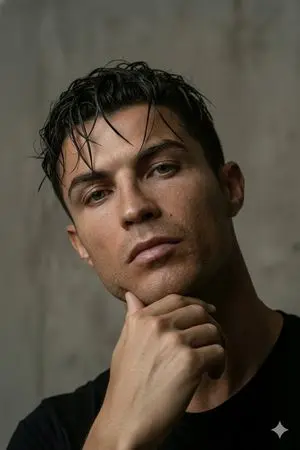 Hyper-realistic Cristiano Ronaldo Portrait Prompt