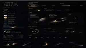 Cosmic Gravity Glass UI System
