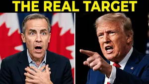 YouTube Thumbnail Prompt: Political Split Screen
