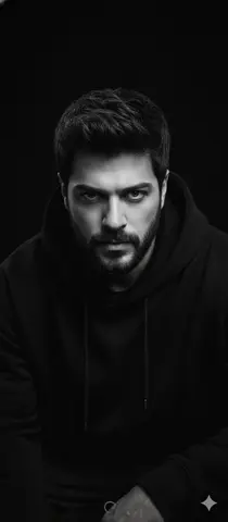 Black and White Portrait with 35mm Lens Look