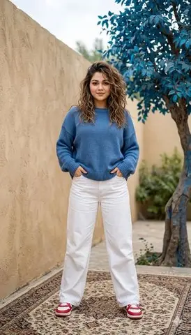 Outdoor Baggy Fashion Portrait