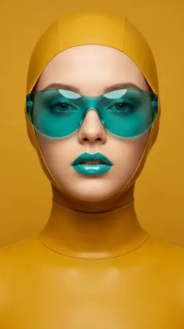 Retro-Futuristic Monochromatic Fashion Editorial