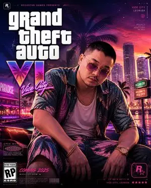 GTA VI Style 8K Cinematic Poster