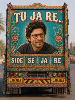 Pakistani Truck Art Portrait